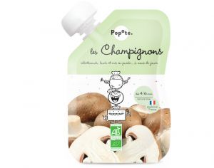 POPOTE Gourde Champignons Bio - 120 g - D�s 4/6 mois