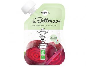 POPOTE Gourde Betterave Bio - 120 g - D�s 4/6 mois