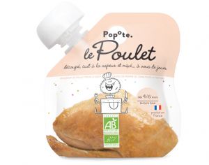 POPOTE Gourde Poulet Bio - 60 g - D�s 4/6 mois