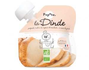 POPOTE Gourde Dinde Bio - 60 g - D�s 4/6 mois