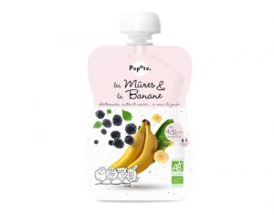 POPOTE Gourde M�re Banane - 120g - D�s 4/6 mois