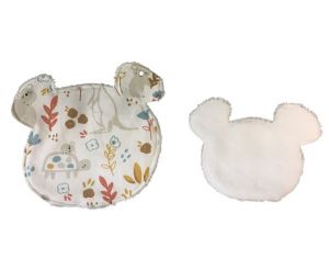 CAP BAMBOU Lot de 2 Lingettes Nettoyantes Panda Grand mod�le 