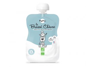 POPOTE Gourde Brass� Ch�vre Nature - 100 g - D�s 6 mois