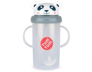 TUM TUM Grande Tasse Anti-Fuite avec Paille Lest�e - 300 ml - D�s 6 mois