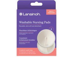 LANSINOH Coussinets d'Allaitement Lavables - 2 paires