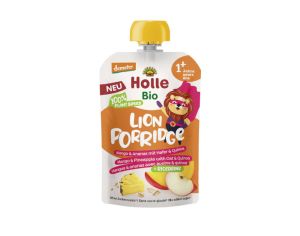 HOLLE Lion Porridge - Gourde Mangue et Ananas - 110 g - D�s 12 mois