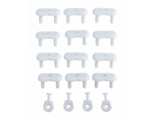 TIGEX Lot de 12 Cache-Prise