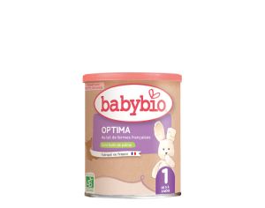 BABYBIO Lait pour Nourrisson 1 Optima - De 0 � 6 mois - 400g