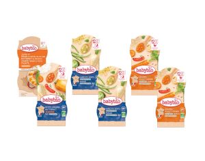 BABYBIO 12 petits plats pour b�b� - Repas midi et soir - D�s 12 Mois - BIO - 12 x 200g