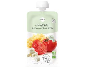 POPOTE Le Petit Plat Macaroni Tomate Feta - 180g - D�s 6 mois
