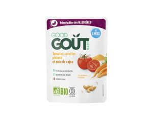 GOOD GOUT Tomates, carottes, polenta et noix de cajou 190g - D�s 6 mois