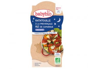 BABYBIO Bols Bonne Nuit - 2 x 200 g