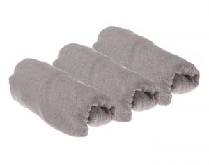 EASYDORT Lot de 3 Housses pour Matelas � Langer Coton Bio - 50 x 70/ 50 x 80 / 55 x 75 cm  Noisette