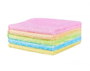 LES TENDANCES D'EMMA 5 D�barbouillettes Lavables - Bambou Couleur