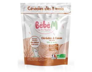 BEBE M C�r�ales Cacao - 220 g - D�s 8 mois